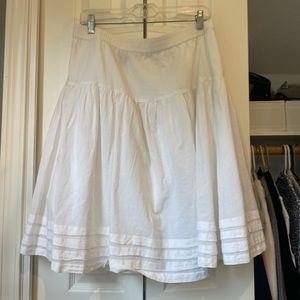 White max skirt vintage gap